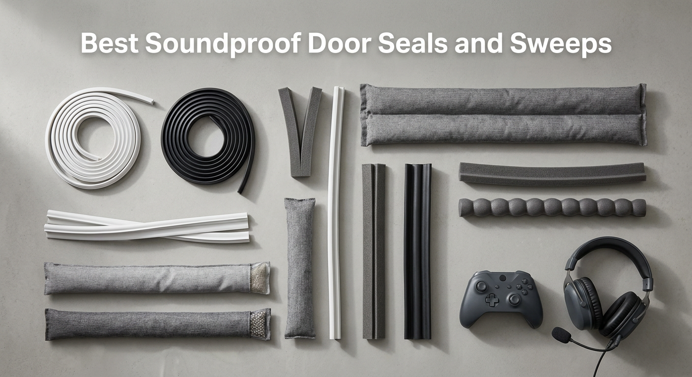 Best soundproof door seals and sweeps for dedicated gaming rooms