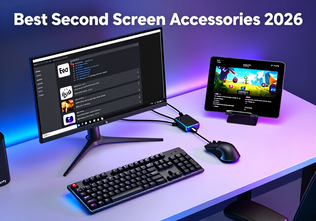 Best tablet-as-second-screen accessories for gaming PCs
