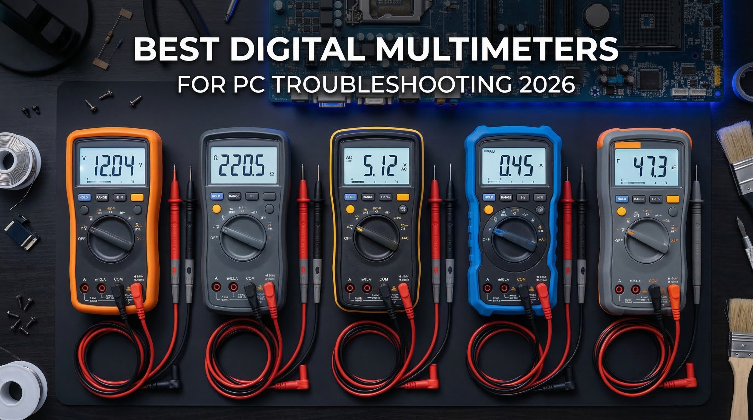 Best digital multimeters for PC voltage and power troubleshooting