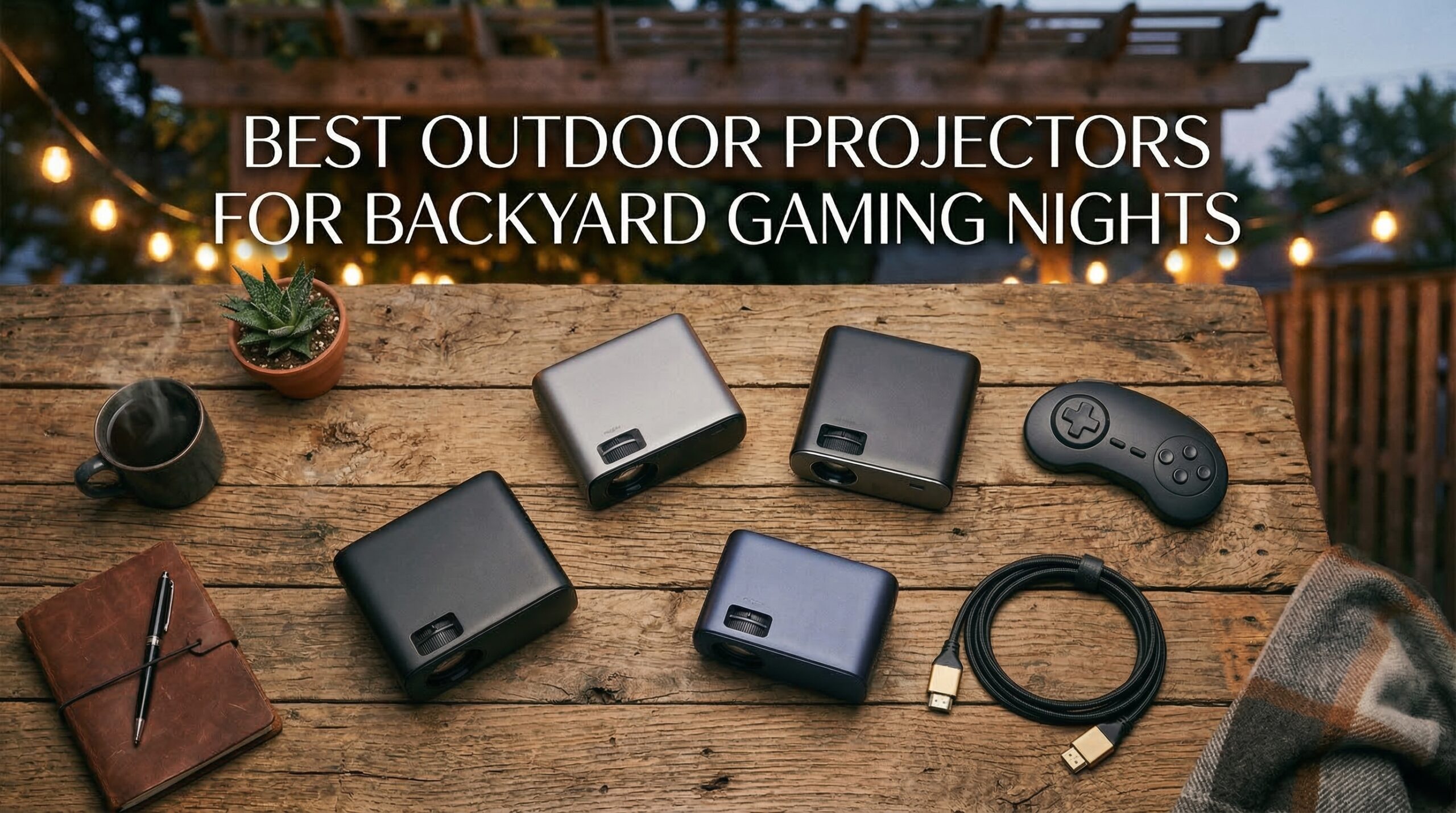 Best outdoor projectors for backyard gaming nights