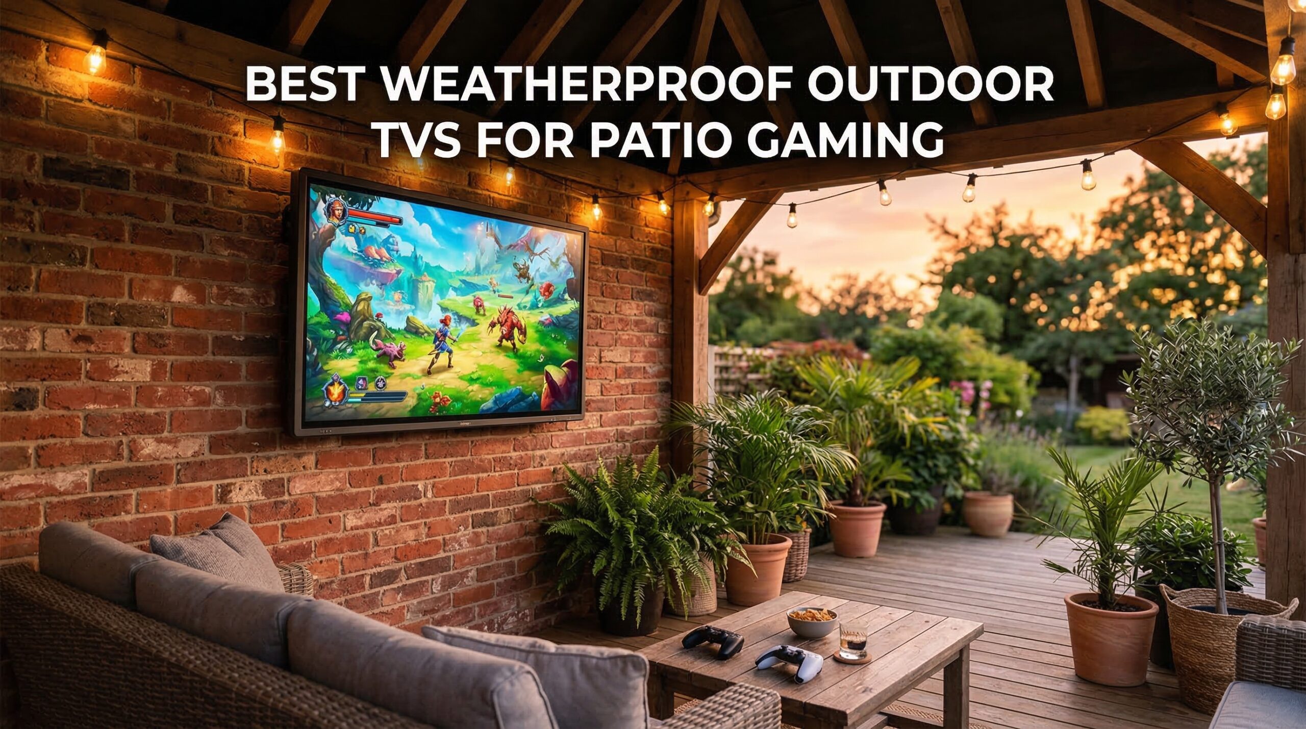 Best weatherproof outdoor TVs for patio gaming