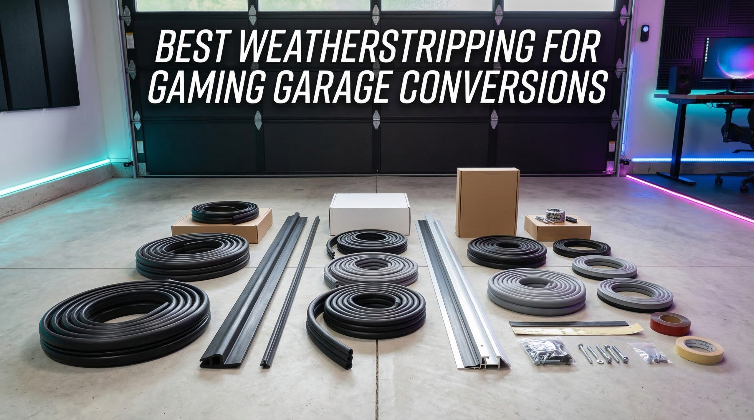 Best weatherstripping and seal kits for gaming garage conversions