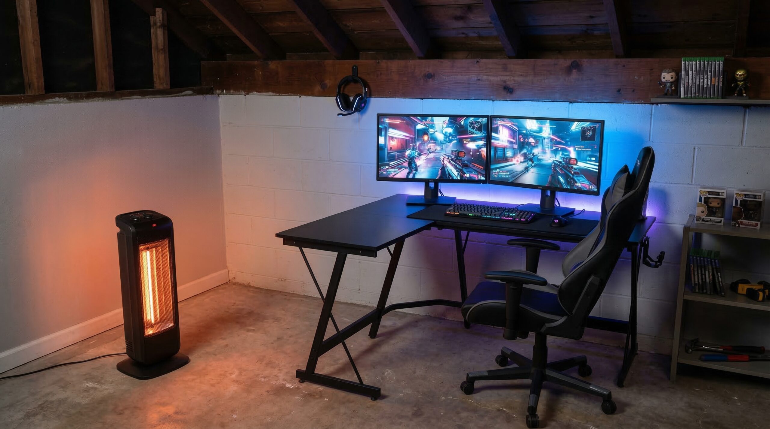 Best infrared space heaters for uninsulated garage gaming setups