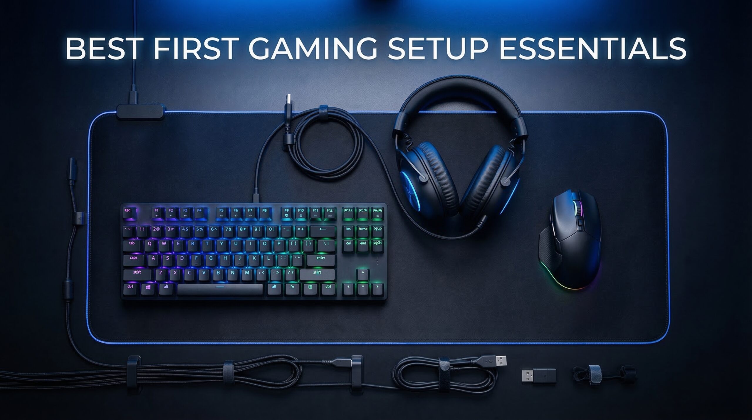 Best first gaming setup essentials for new PC gamers