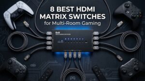 Best HDMI matrix switches for multi-room gaming distribution