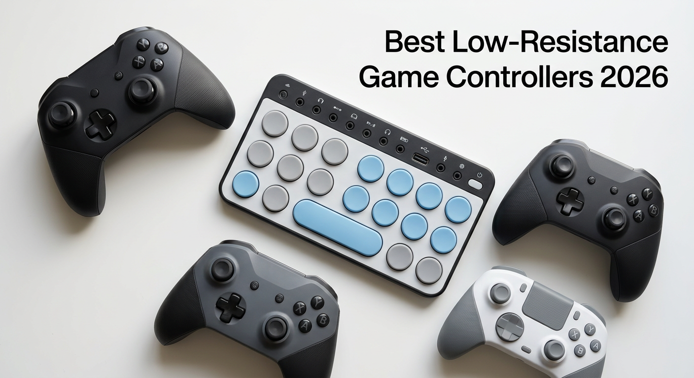 Best low-resistance game controllers for limited hand strength