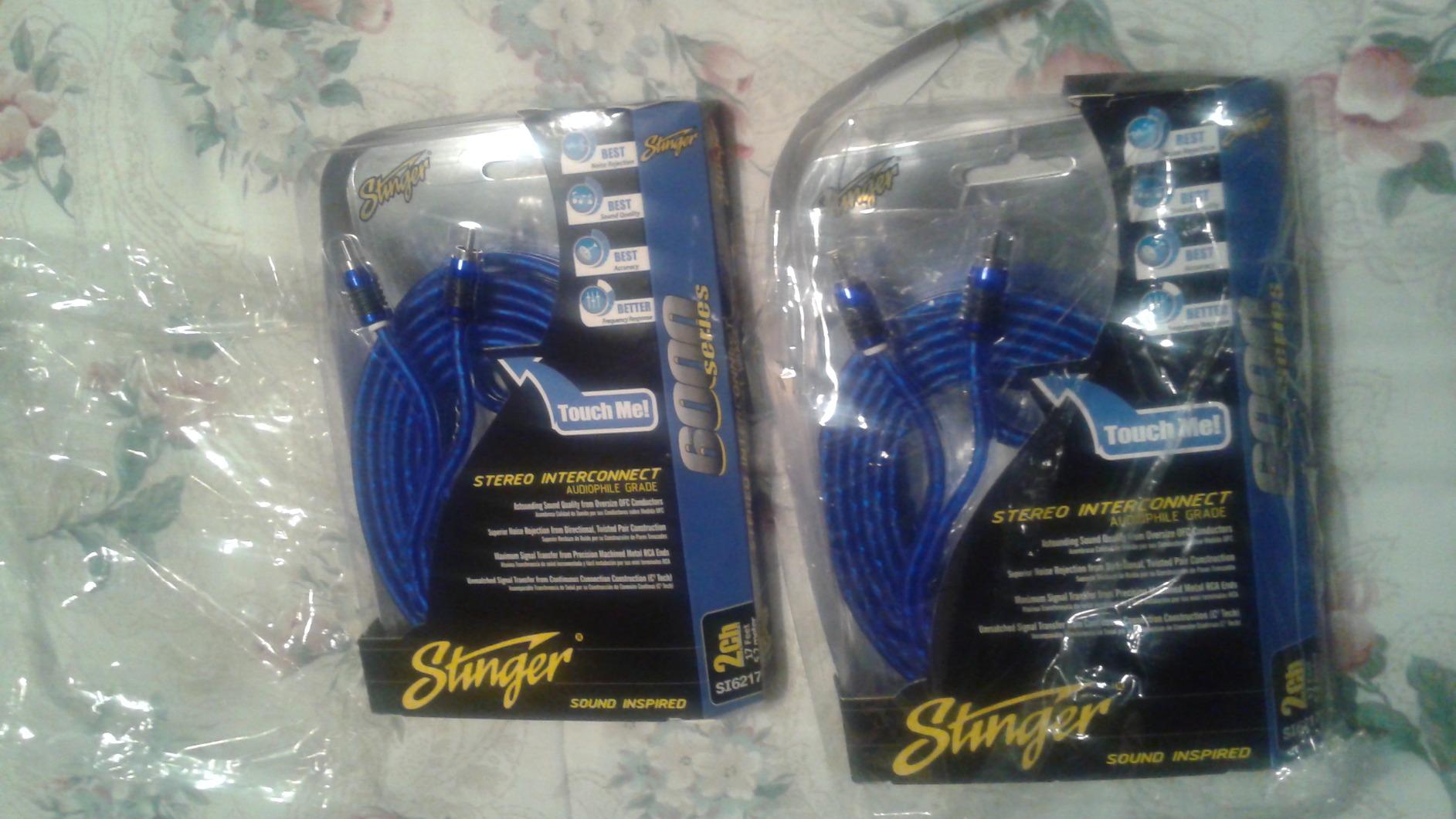 Stinger 17 Feet 2-Channel Hyper-Flex RCA Interconnect, Shielded Directional to Protect Against Interference, Stereo Interconnects, OFC Copper Audio Cable, SI6217 customer photo 1
