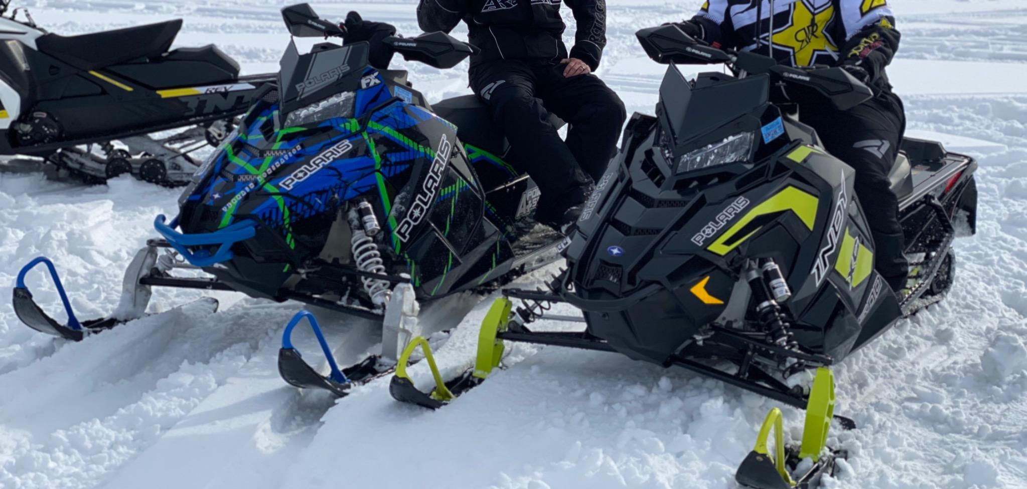 Polaris Snowmobile Low Windshield with Striped Logo - 2880385 customer photo 2