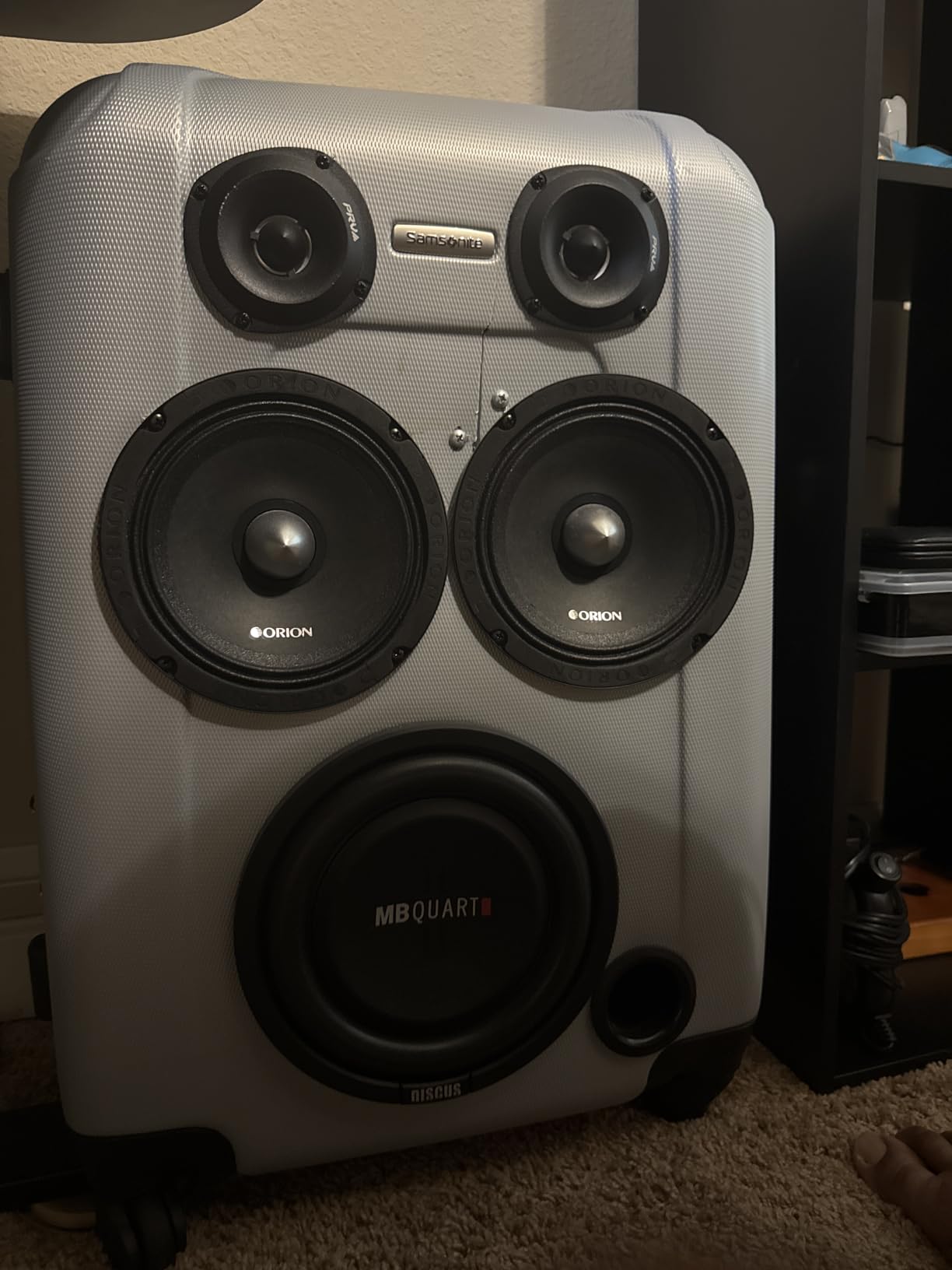 MB Quart 400 Watt Max 200 Watt RMS Shallow Subwoofer, Slim Car & Powersports Speaker, Discus customer photo 2