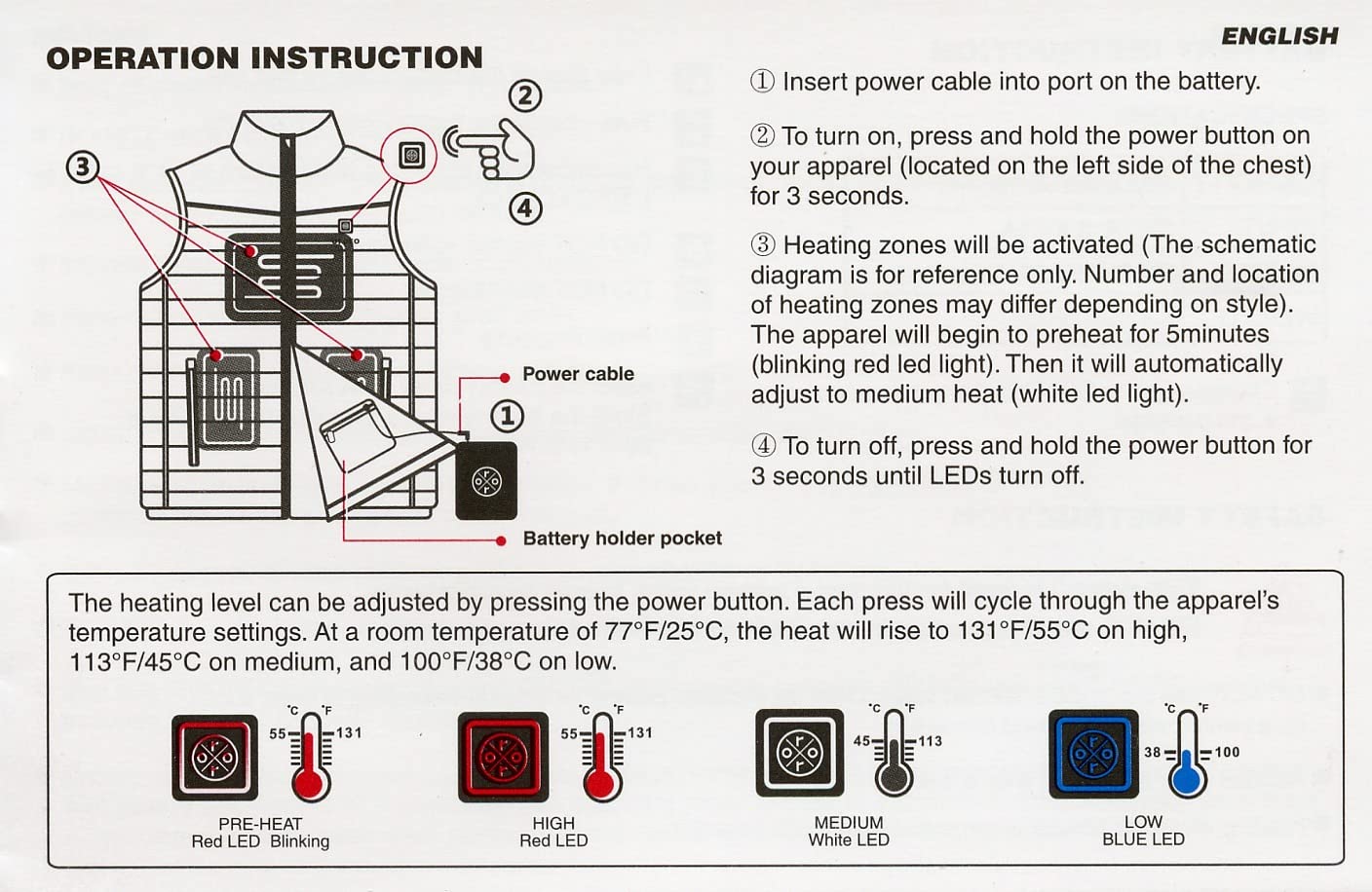 ORORO Men's Lightweight Heated Vest with USB-C Rechargeable Battery, Puffer Classic Heating Vest customer photo 1