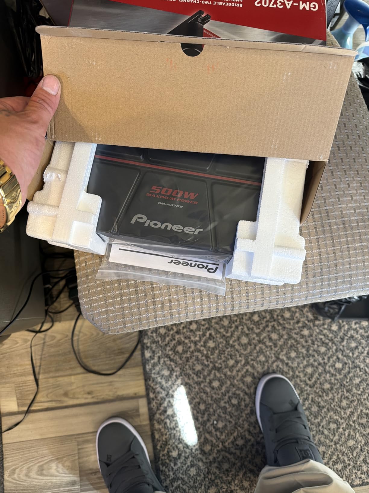 Pioneer GM-A6704 4-Channel Car Amplifier - 1000W Max, Class AB, Bridgeable Design, Bridgeable, High-/Low-Pass Filters customer photo 1