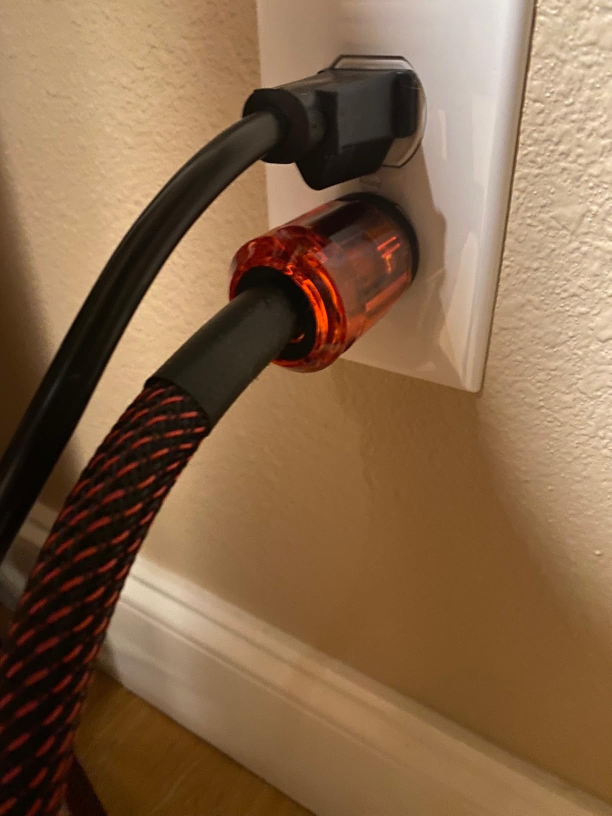 WAudio 3.3FT AC Power Cable 10AWG HiFi Audiophile Power Cord with US Plug IEC Connector customer photo 1
