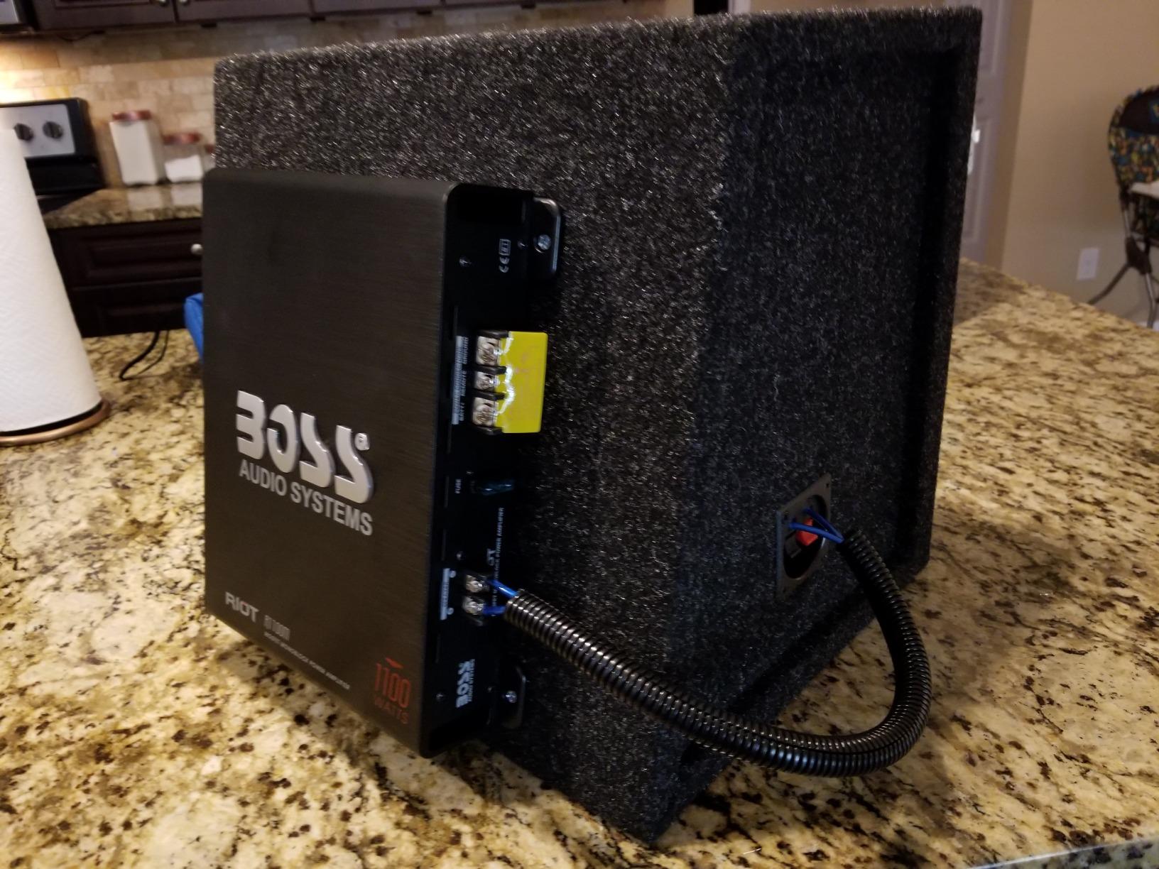 BOSS Audio Systems R1100MK Monoblock Car Amplifier and 8 Gauge Wiring Kit - 1100 High Output, High Low Level Inputs, Low Pass Crossover customer photo 2