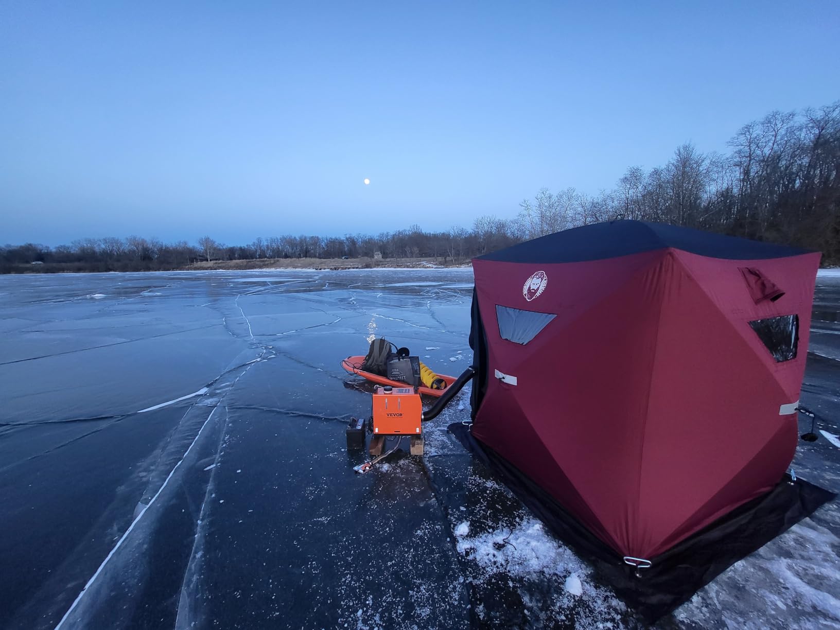 Nordic Legend FastFish Series Pop-Up Portable 2-3 Person Ice Fishing Shelter customer photo 1