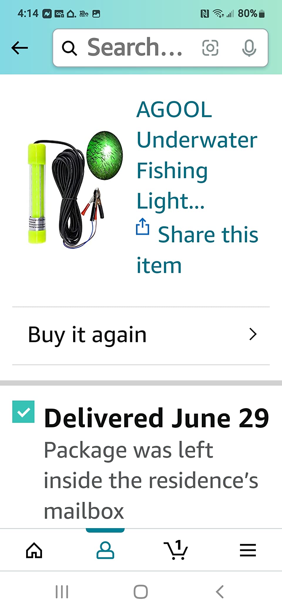 Underwater Fishing Light Super Bright 20W/50W 16000/30000 Lumens 12V LED Submersible Fish Bait Finder Deep Drop Night Fishing Light for Shrimp, Prawns, Squid and Fish customer photo 2