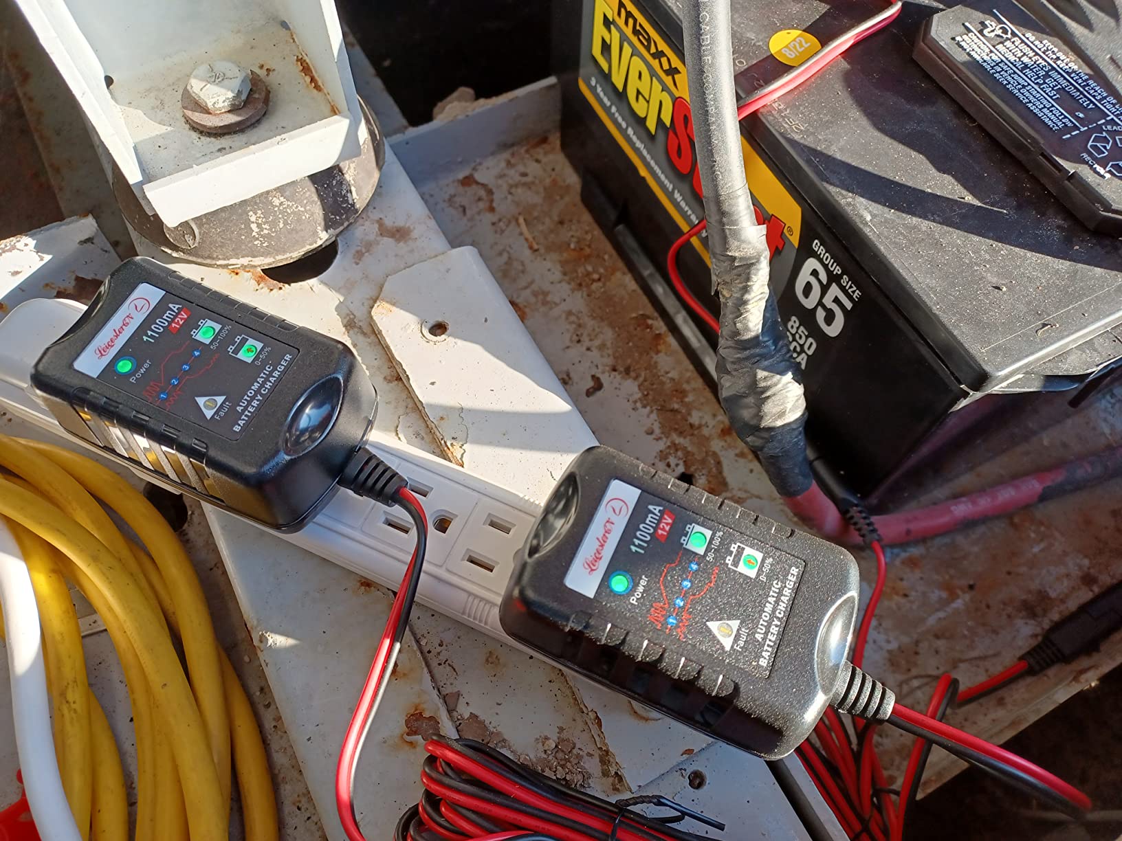 1.1A Motorcycle Battery Maintainer 12V Smart Trickle Charger for Winter Storage - Automatic Float Charger Compatible with Harley-Davidson ATV Scooter LiFePO4 & Lead Acid customer photo 1