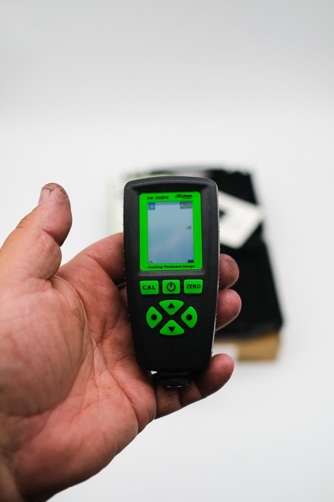 Coating Thickness Gauge CM-208FN - 0-2000µm (0-78 mils) Industrial Paint Thickness Meter, 0.001mil Resolution, External Probe, Fe/NFe Auto Detection, USB Data Export customer photo 1