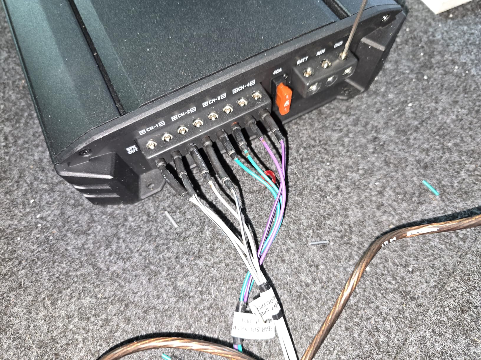 Alpine S-A32F, S Series Class D 4 Channel Digital Amplifier, 320 Watts customer photo 2