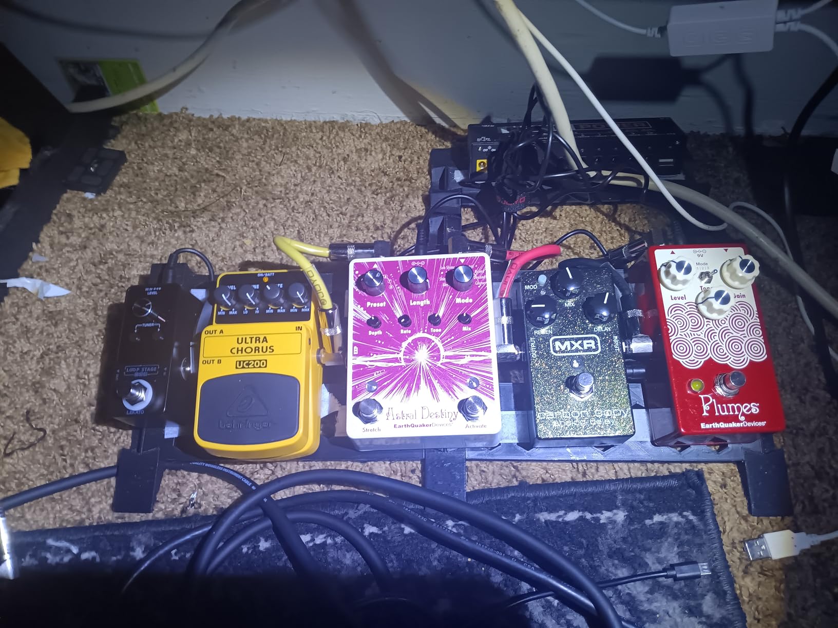 LEKATO Looper Guitar Pedal Guitar Loop Pedal Tuner Pedal 9 Loops 40 Minutes Record Time Unlimited Overdubs for Electric Guitar Bass customer photo 1