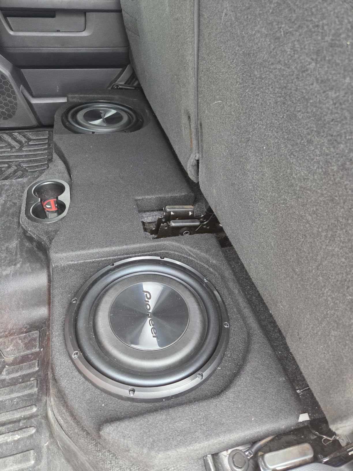 PIONEER A-Series TS-A2500LS4 10-inch Subwoofer - 1200W Max, Shallow-Mount Design, Deep Bass in Tight Spaces customer photo 1