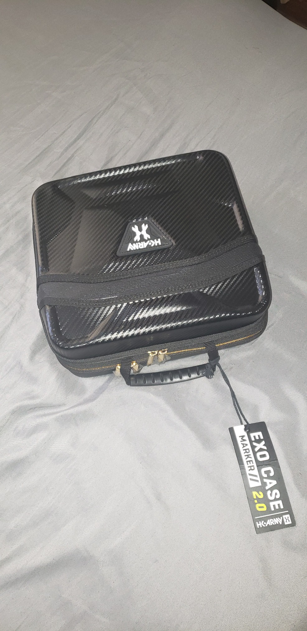 HK Army Exo Paintball Marker Gun Case - Black Carbon Fiber customer photo 1
