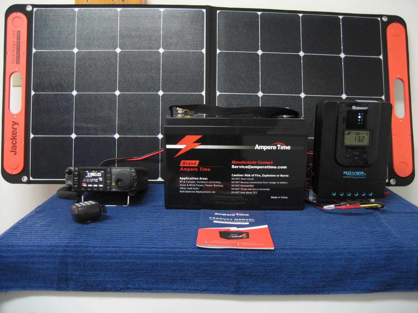 LiTime 12V 100Ah RV Lithium Battery, Group 31 Rechargeable LiFePO4 Battery with Up to 15000 Deep Cycles, 1.28kWh and Higher Energy Density, Perfect for Van, Trolling Motors, Boat, Marine. (1 Pack) customer photo 1