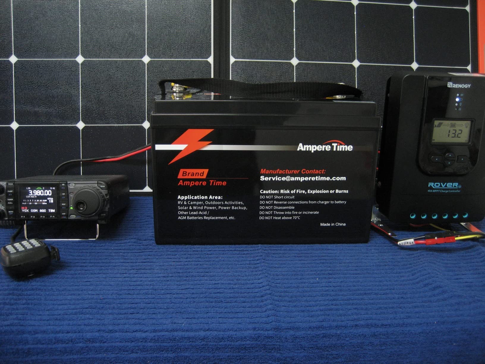 LiTime 12V 100Ah RV Lithium Battery, Group 31 Rechargeable LiFePO4 Battery with Up to 15000 Deep Cycles, 1.28kWh and Higher Energy Density, Perfect for Van, Trolling Motors, Boat, Marine. (1 Pack) customer photo 2