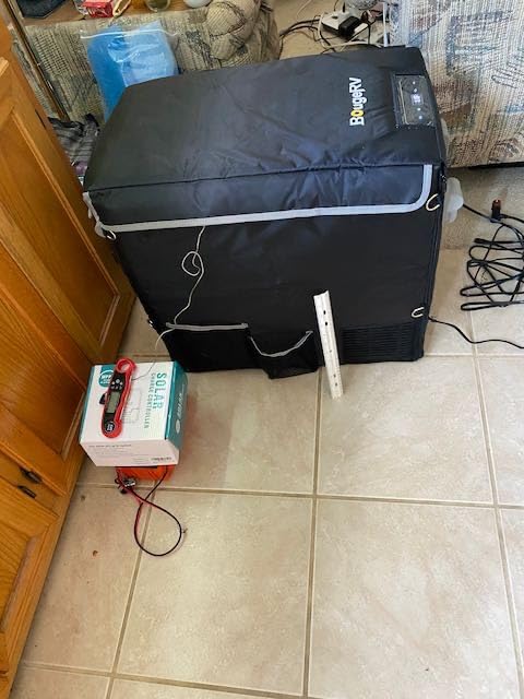 BougeRV 12V Refrigerator 42 Quart, Electric Car Cooler with MAX/ECO Mode | 12/24V DC, 45dB Quiet, -4~50°F, 3-level Battery Protection for Truck, RV, Camping, Use as freezer or refrigerator customer photo 2