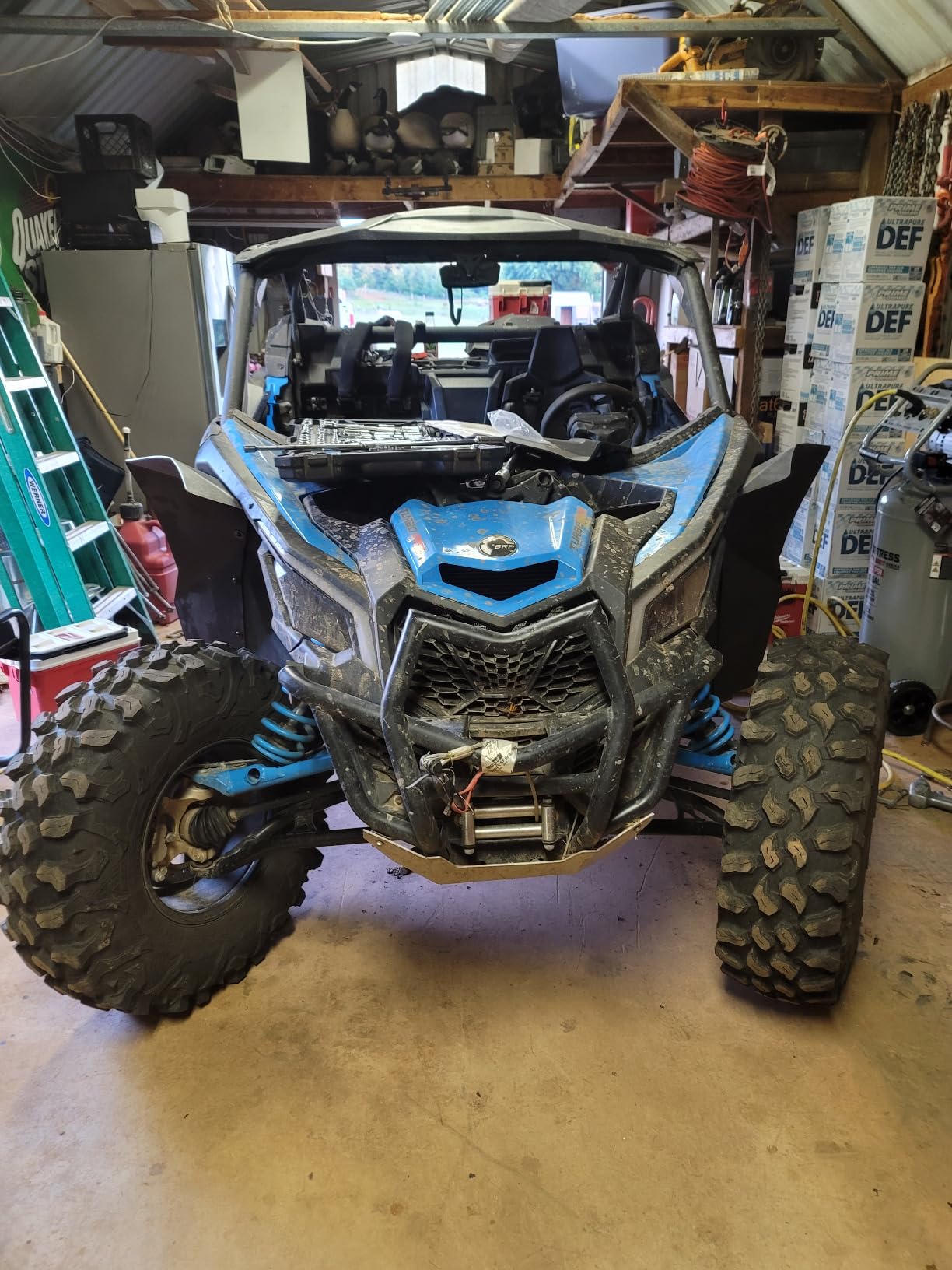 KEMIMOTO X3 Front Winch Bumper Compatible with Can-Am Maverick X3 and Max Turbo R RR 2017-2025 Heavy Duty Bumper OEM Replace #715002878 customer photo 1