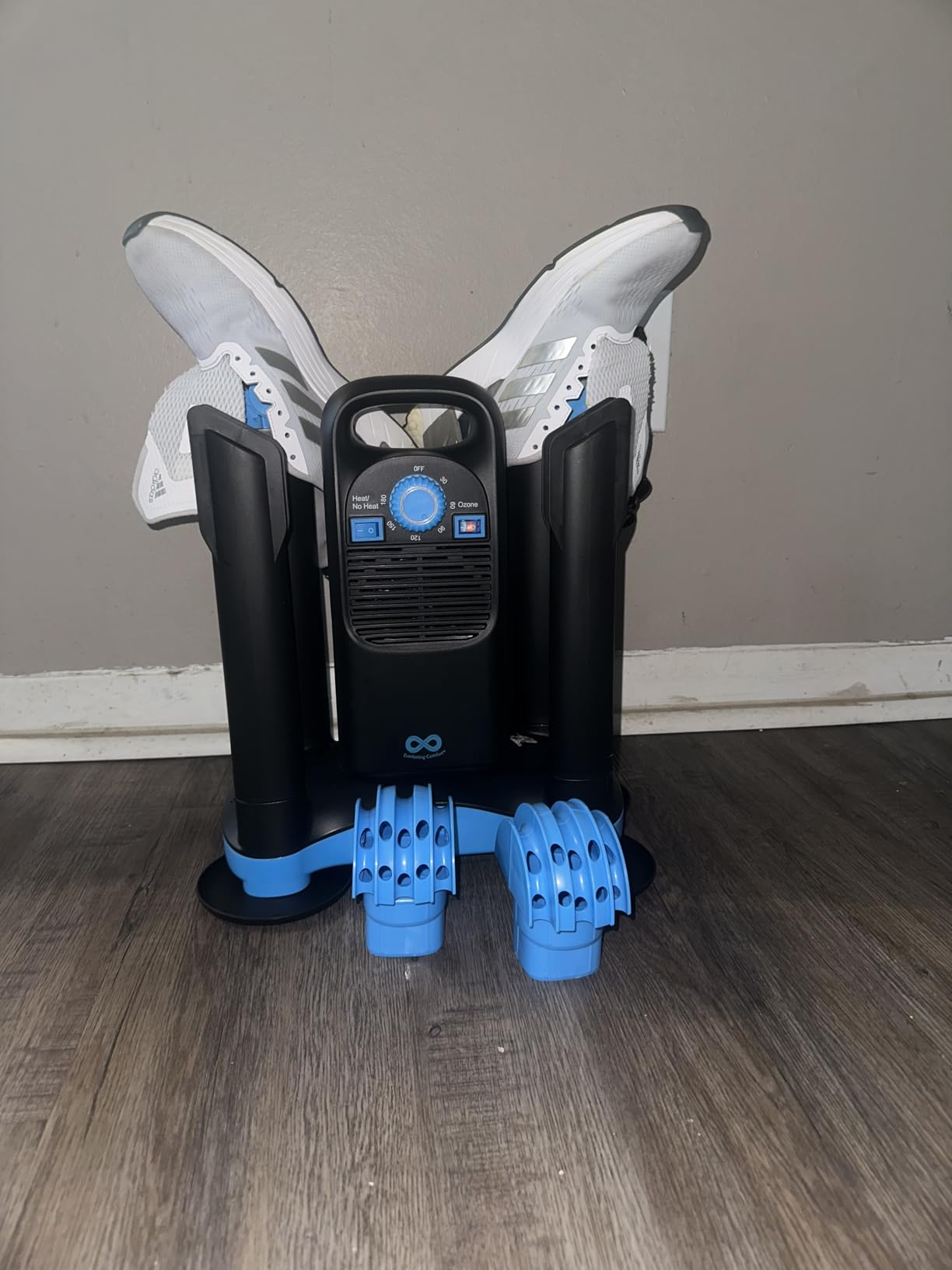 Upgraded Boot Dryer for Work Boots with Ozone Deodorizer - Fast Drying Compact Easy-to-Use Shoe Warmer Adjustable Tube Design - Fast Drying Shoes Dryers for Sneakers & Gloves, Ski Gears (2 Pair) customer photo 2
