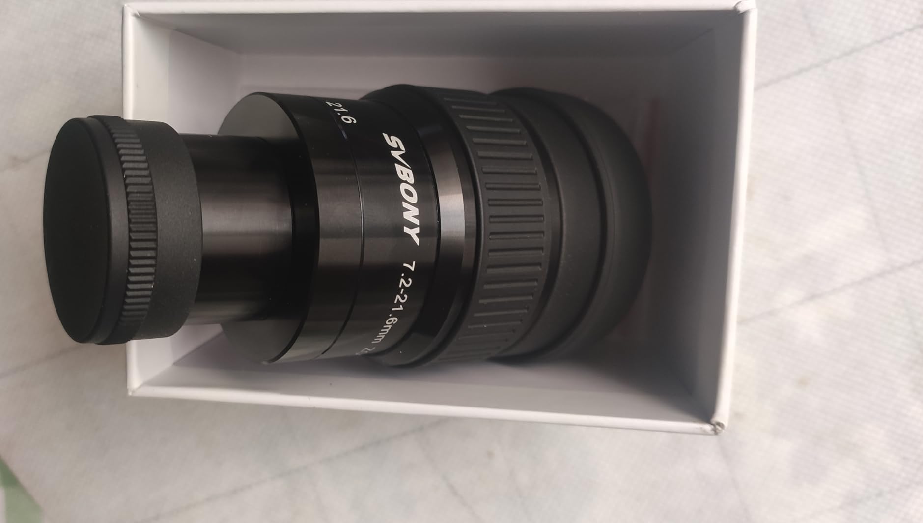 SVBONY SV191 Zoom Eyepiece, Zoom 7.2 to 21.6mm, Telescope Eyepiece 1.25