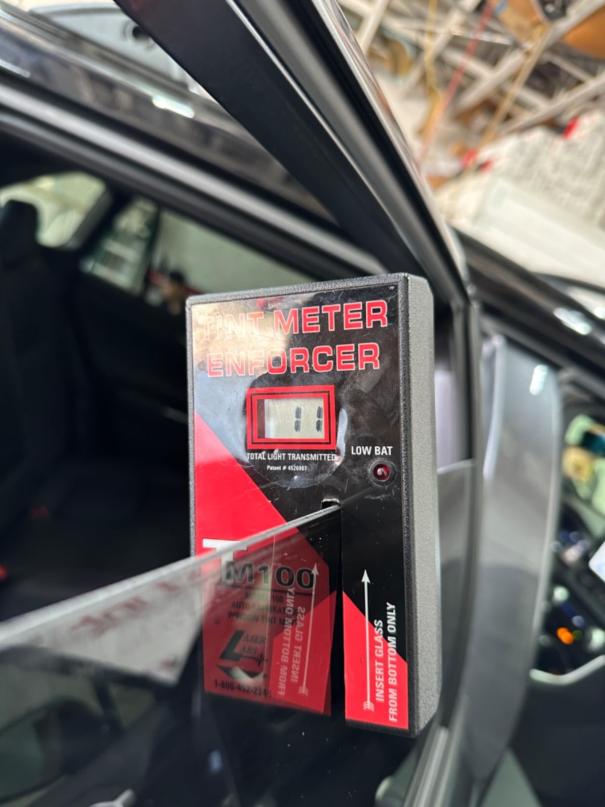 RockRose Portable Car Window Tint Meter Professional VLT/UVR/IRR Measurement for Auto Side Windows&Tint Films Instant Calibration & Data Lock for Pro Tint Installer Linshang Spectrum IR 1400nm LS162A customer photo 2