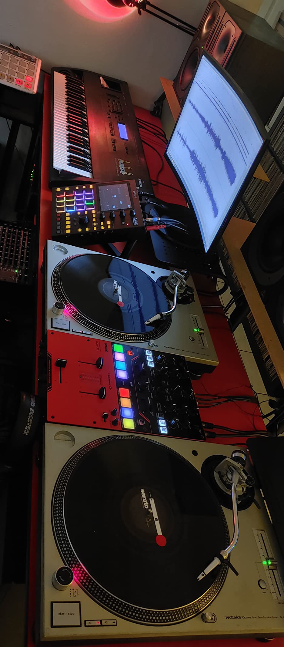 Pioneer DJ DJM-S5 2-channel Mixer for Serato DJ, Red/Black customer photo 1