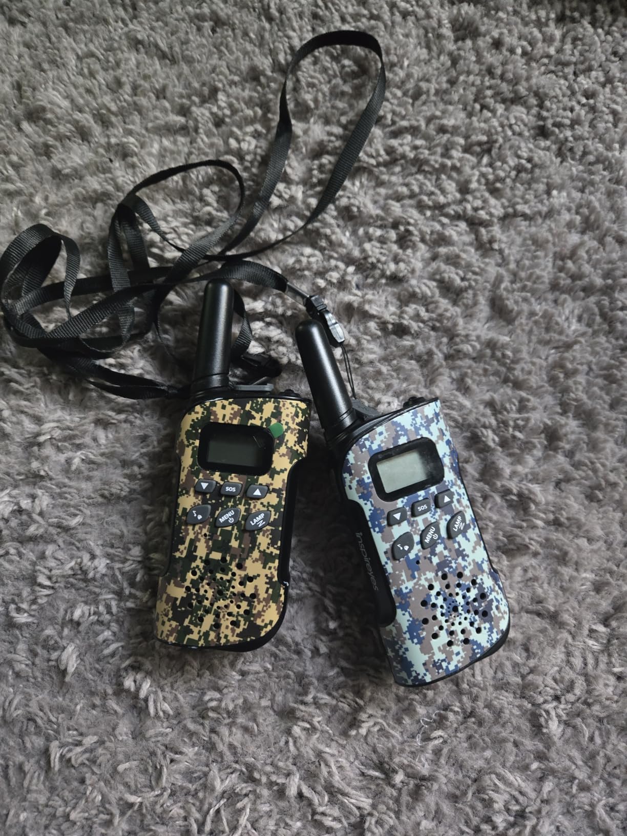 Inspireyes Walkie Talkies for Kids, Rechargeable Long Range 3 Pack, Camouflage Kids Toys for Boys Girls Ages 3-12, 2 Way Radio Toy, Outdoor Adventure Toys, Camping Hiking Gear, Birthday Gifts for Kids customer photo 2
