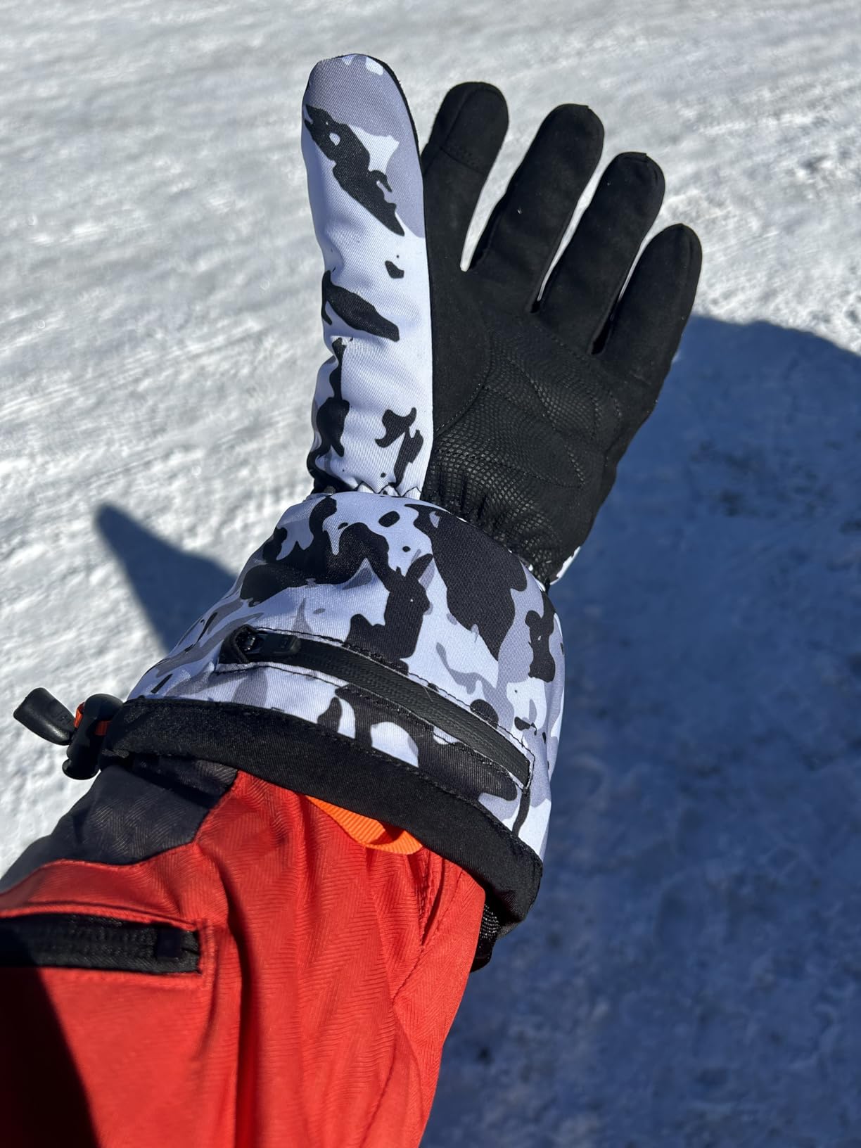 WASOTO Heated Gloves for Men Women with 7.4V 22.2WH Rechargeable Battery Waterproof Heated Ski Gloves for Motorcycle Working Hunting Hiking Camping Walking Arthritis Raynaud Skiing customer photo 1