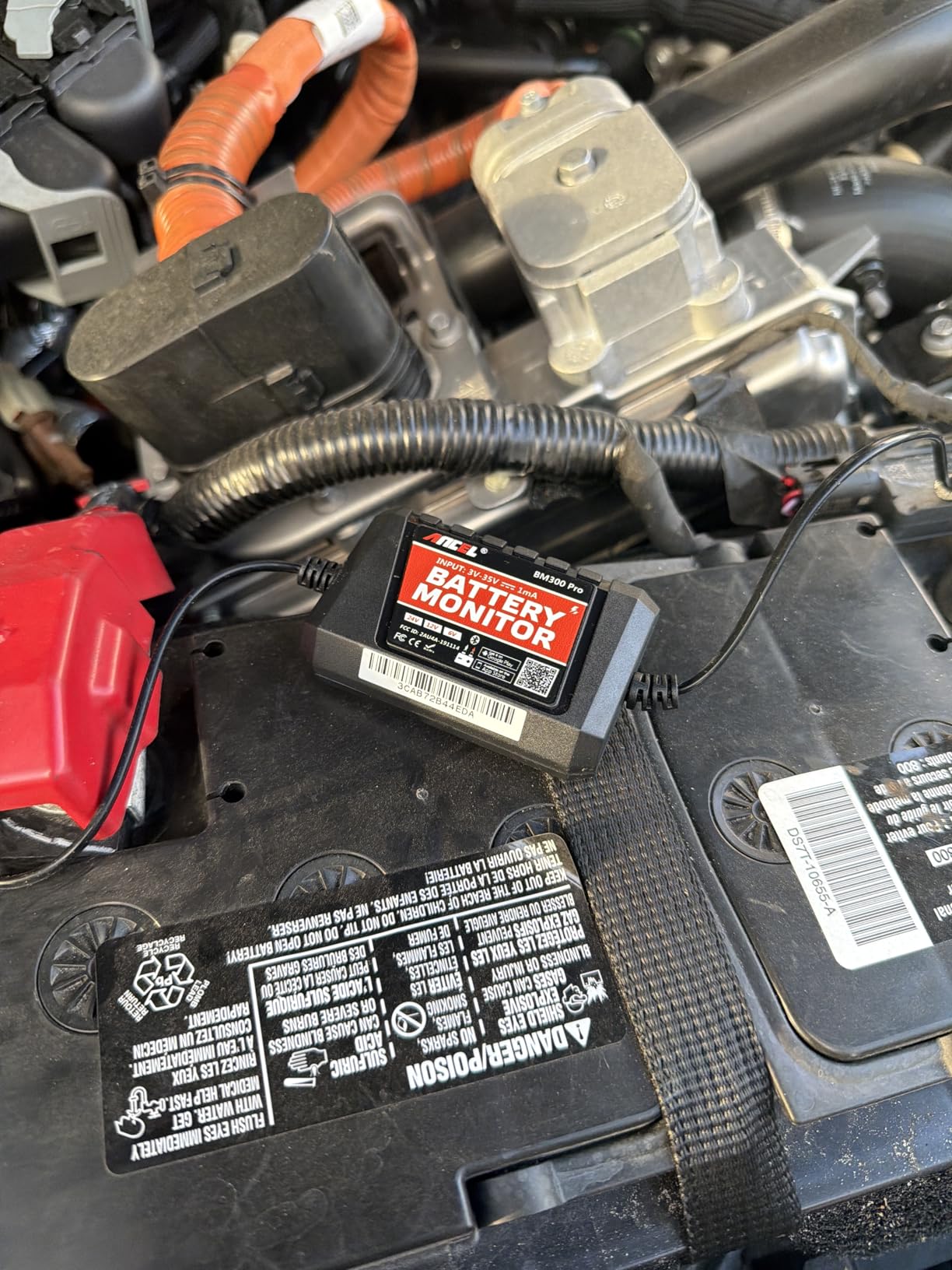 ANCEL BM300 Pro Battery Monitor - 6V/12V/24V Universal with Bluetooth 5.3 & Reinforced Design, Charging & Cranking Tests, Real-Time Alerts for Lead-Acid & Lithium Batteries in RV, Truck, Marine & More customer photo 2