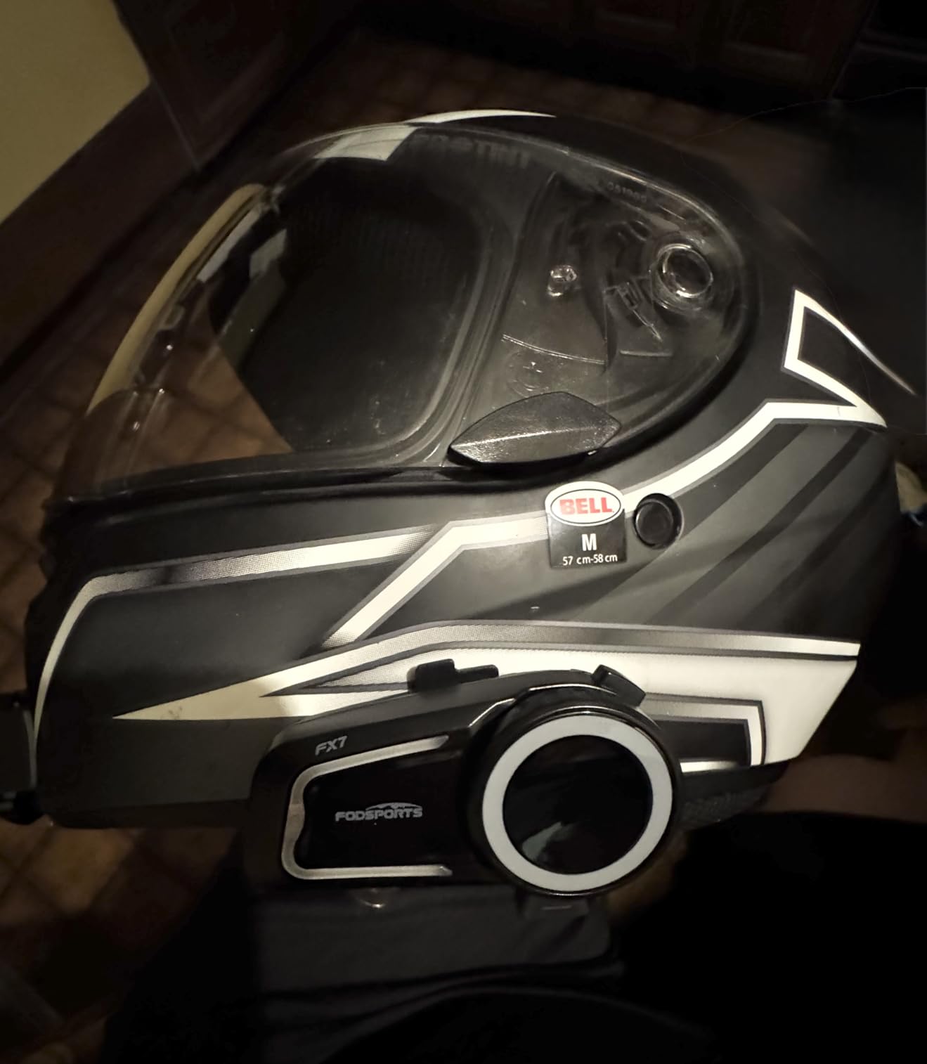 Fodsports FX7 10-Rider Mesh Motorcycle Bluetooth Headset With Music Share, Smart APP Control, Dual Chips V5.4 Helmet Communication System Intercom with Audio Multitasking & FM, IP67 Waterproof, 2 Pack customer photo 2