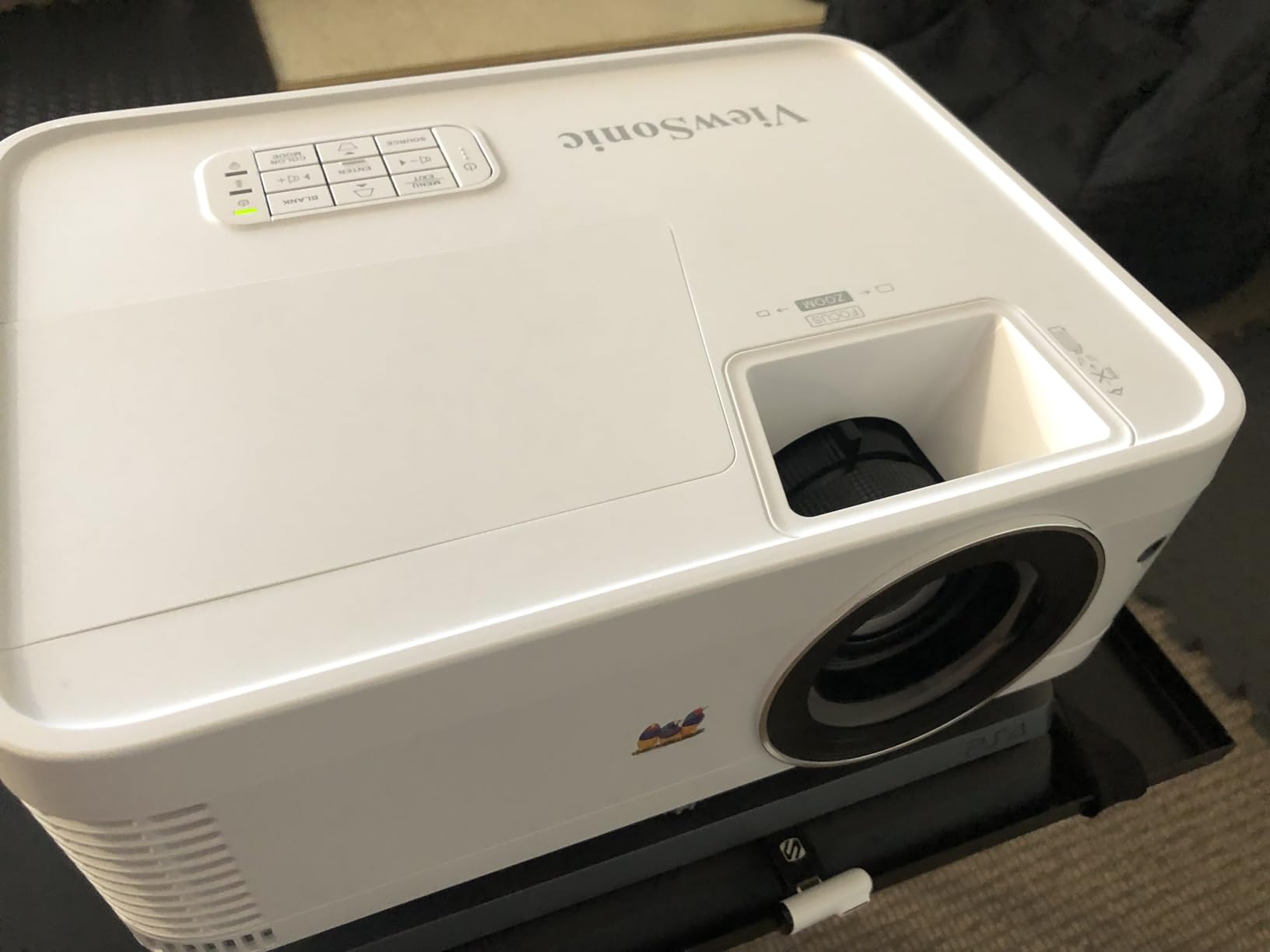 ViewSonic PX700HDH DLP 1080p Projector with 3700 Lumens, Supercolor, 1.1x Optical Zoom, 22000:1 Contrast Ratio, Dual HDMI, and Vertical Keystone for Home Theater customer photo 2