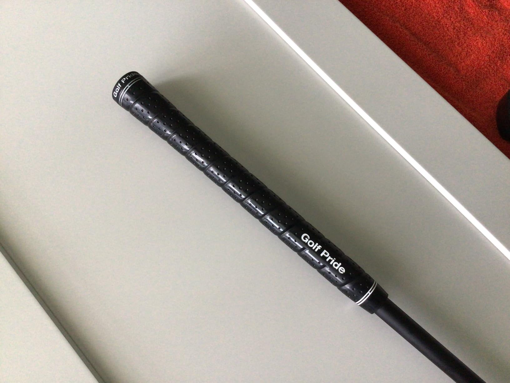 Golf Pride Tour Wrap Golf Grip - Comfortable, Durable Grip for Clubs - Classic Wrap Design with High-Tack Feel - Rubber Construction - Black customer photo 1