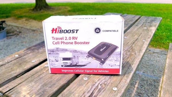 HiBoost RV Cell Phone Signal Booster|Travel 2.0 RV Booster Kit | Boost 4G & 5G LTE| for All U.S. Carriers-Verizon T-Mobile AT&T and More, RV Camper Camping Cell Signal Booster FCC Approved customer photo 1
