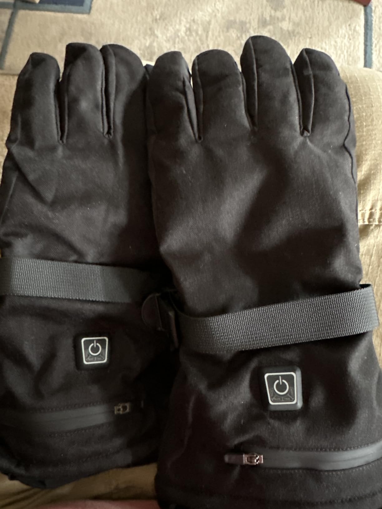 Heated Gloves for Men Women - Rechargeable 7.4V 6000mAh Heated Gloves Up to 10H Warmth, Full Touchscreen, 10s Fast Heating, 3 Level Adjustable, Electric Winter Gloves for Outdoor Skiing Hunting Hiking customer photo 2