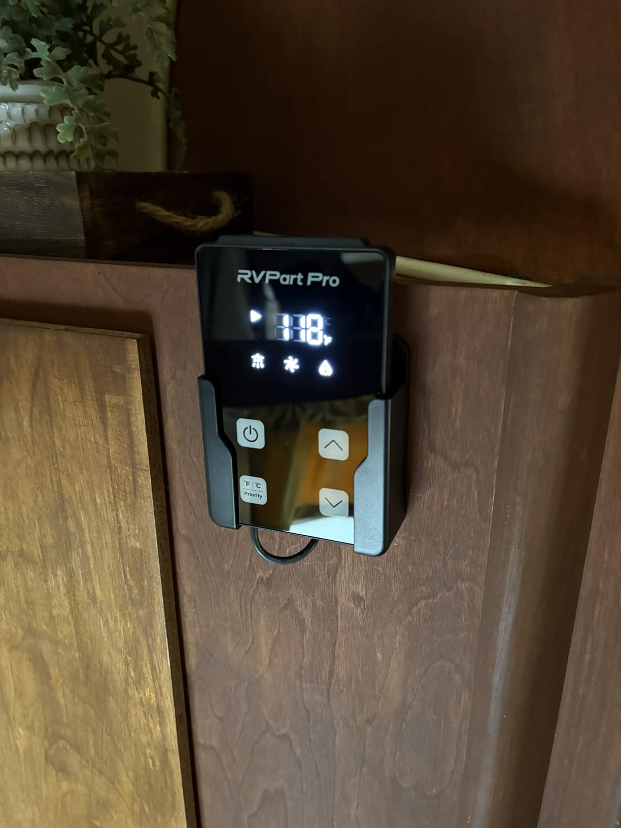RV Tankless Water Heater, Propane, Black Door, Remote, 12V DC customer photo 1