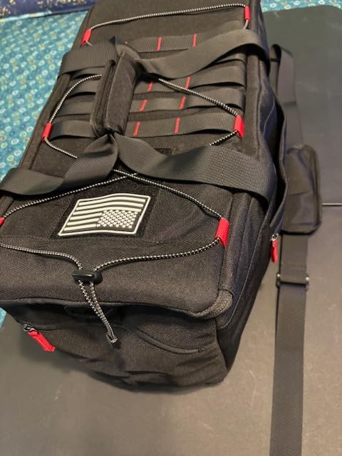 DJ Cable Gig Bag for Equipment, DJ Cable Organizer Backpack with Detachable Dividers and Padded Bottom, DJ Mixer Bag for Music Gear Accessories with 15.6'' Laptop Compartment (Black) customer photo 1