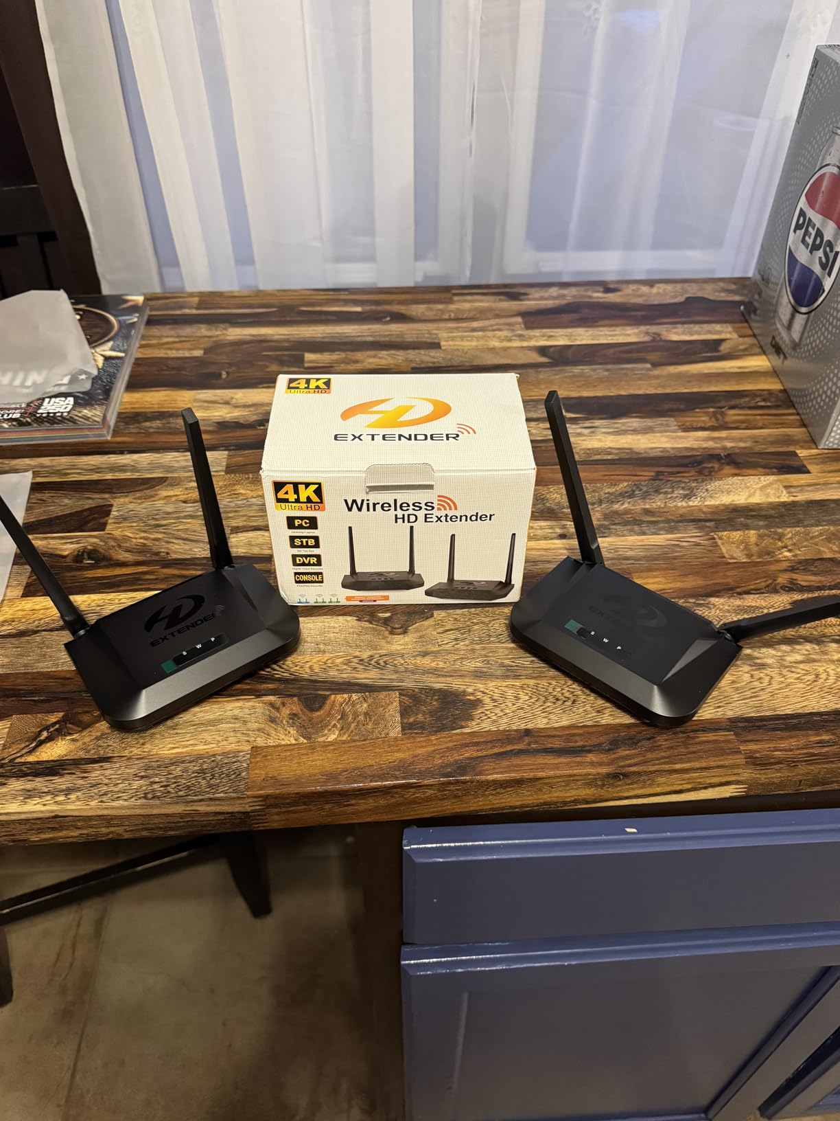 Wireless HDMI Transmitter and Receiver 4K 30HZ, 1000 FT, HDMI Loop-Out, IR Extend, Dual Cooling Systems, 9 Channels, 1 TX to 3 RXS, Streaming from STB, PC, DVD, CCTV to TV, Projector, Monitor customer photo 2