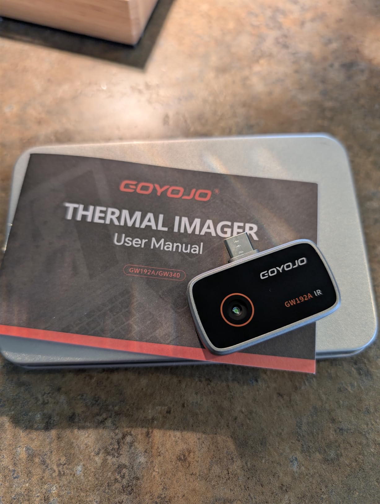 GOYOJO Thermal Imaging Camera for Android/iphone 15/16/17 iOS Series 192x192 IR Resolution - Water Leak Detection HVAC Electrical Plumbing, Automotive Repair, Home Inspection, DIY-USB-C Infrared Imager customer photo 2