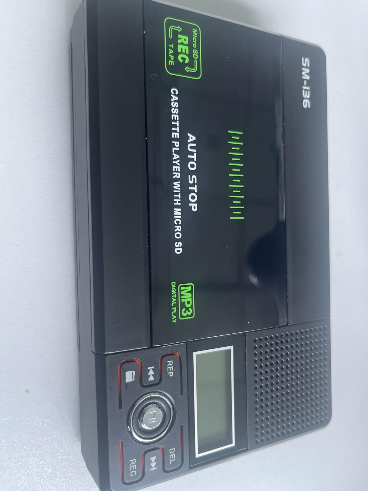 SEMIER Small Cassette Tape Player, USB C or SD Card Audio Cassette to MP3 Digital Converter, Record to Cassette/Computer/SD Card via Mic, Loud Speaker, Headphone Jack, 16GB SD Card for Type I Tapes customer photo 1