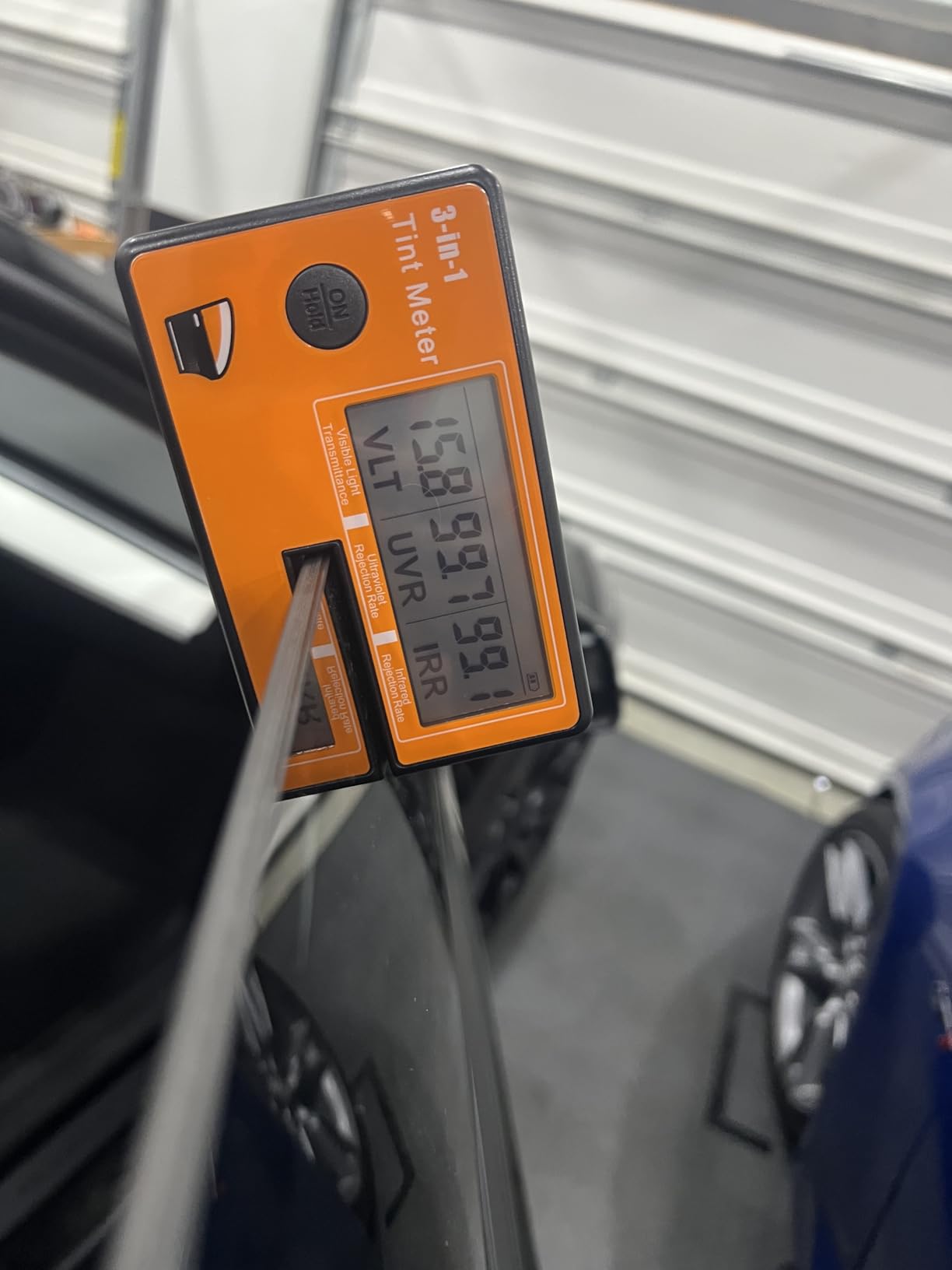 Window Tint Meter, 3-in-1 Solar Film Meter with VL/UV/IR Transmittance Tester, Portable Digital Side Window Tint Reader for Filmed Glass, Solar Film, Car Window customer photo 1