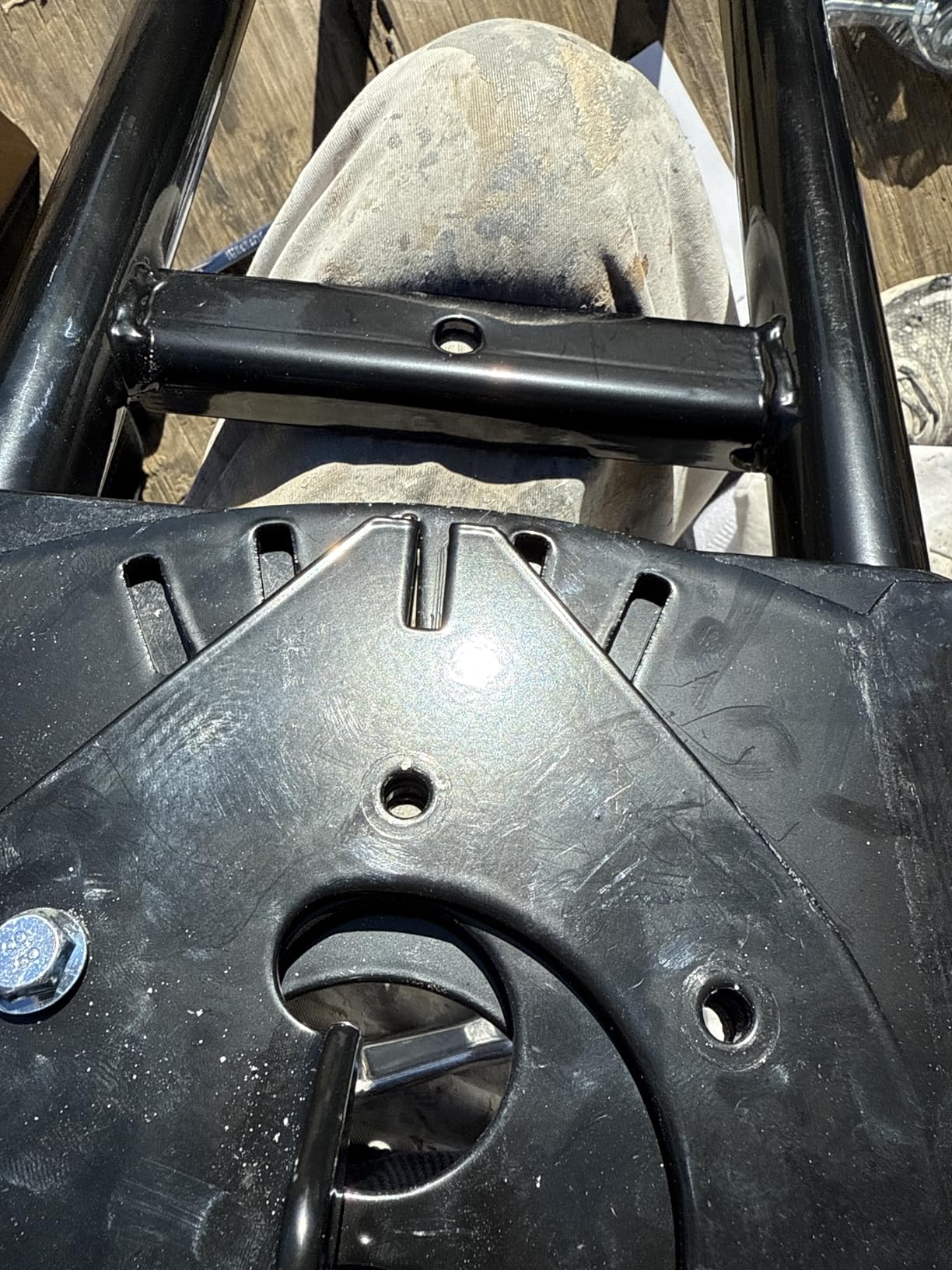 VEVOR Snow Plow Kit, 48in Universal Snow Plow Attachment, Height & Left-Right Adjustable, Quick to Detach, Steel ATV Scrape Blade, 3 Mount Options, Efficient Snows Clearing, for Most ATVs & UTVs customer photo 2