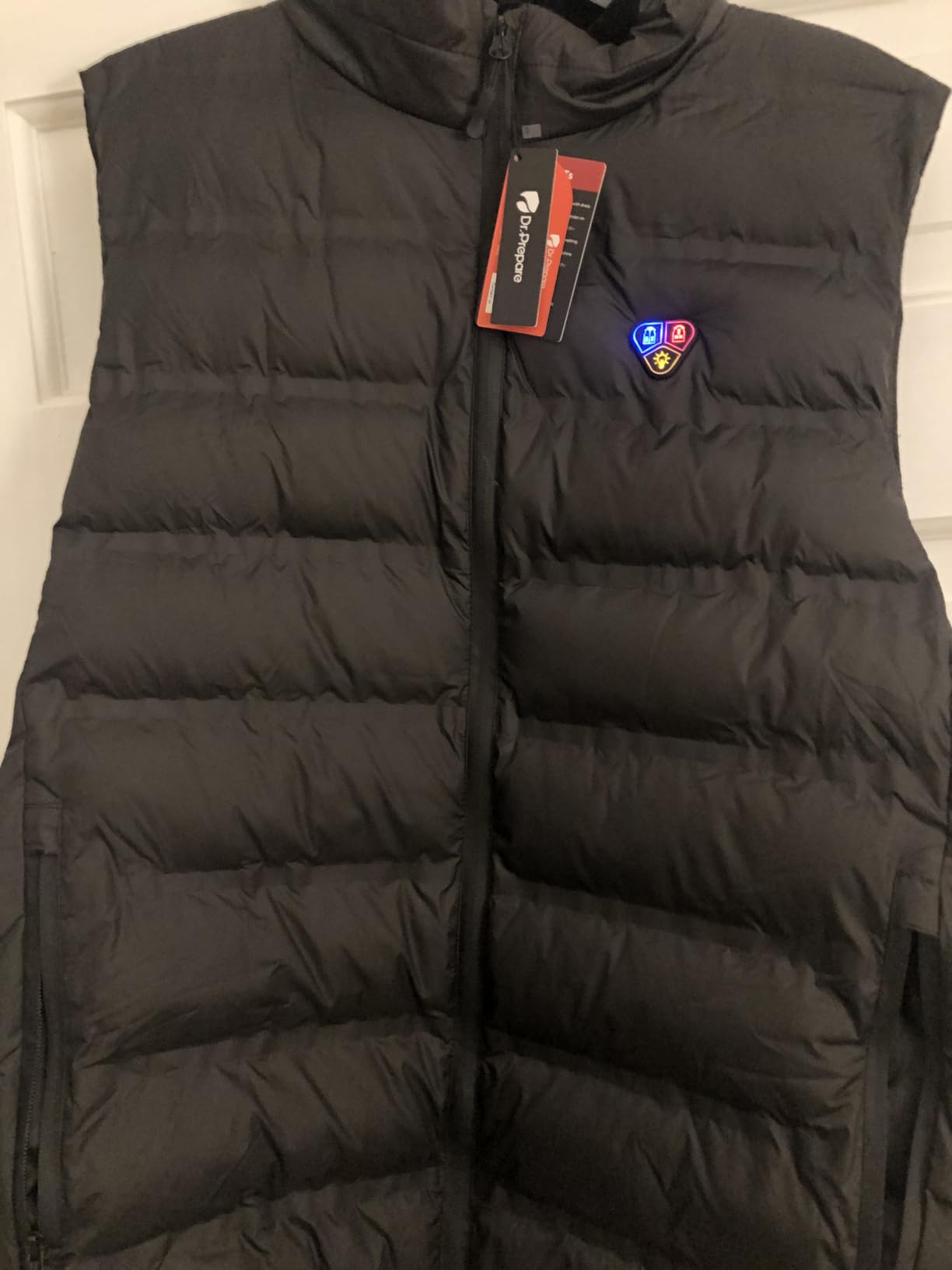 DR.PREPARE Heated Vest, Electric Heated Jacket for Men Women, Heated Clothing with 3 Heat Levels customer photo 1