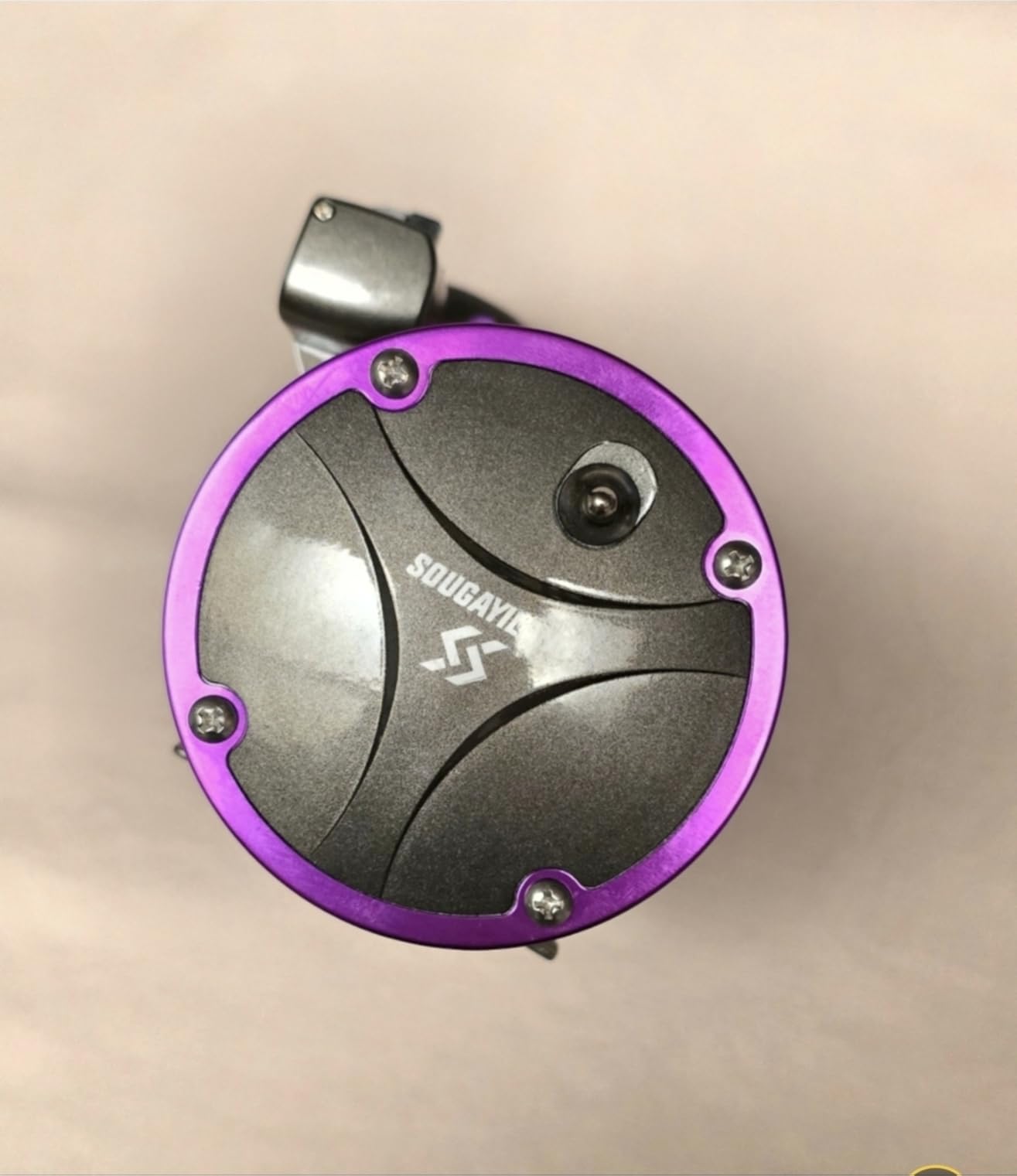 Sougayilang Level Wind Trolling Reel - Line Ecounter Baitcasting Fishing Reel,3.8:1 Gear Ratio, Corrosion-Resistant - for Saltwater/Freshwater Bass Catfish-Right customer photo 1